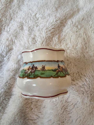 1930s Scammell Lamberton China Carl G Fisher Properties Polo Sugar Bowl Antique