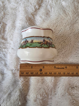 1930s Scammell Lamberton China Carl G Fisher Properties Polo Sugar Bowl Antique