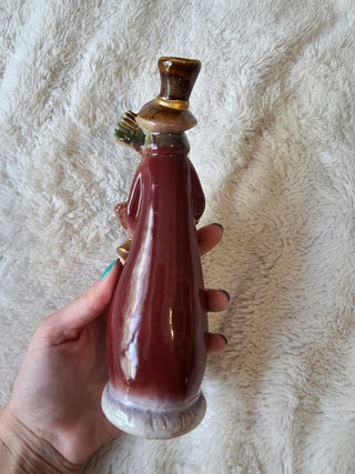 Vintage glazed ceramic snowman