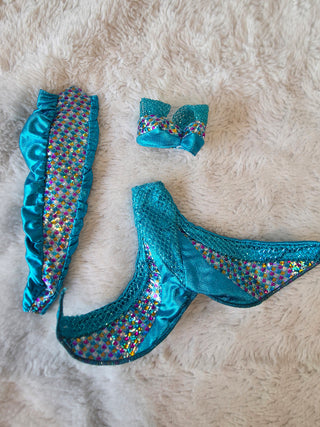 1990 Vintage Barbie Jewel Hair Mermaid/mermaid Midge Costume