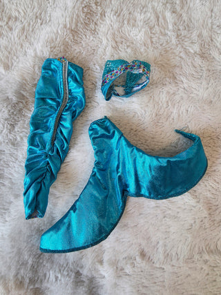 1990 Vintage Barbie Jewel Hair Mermaid/mermaid Midge Costume