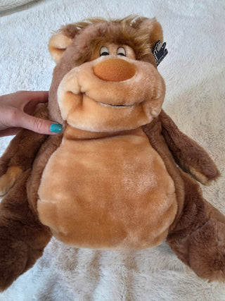 Vintage Applause Egbert Chubby Brown Bear Stuffed Plush Animal Doll 1981
