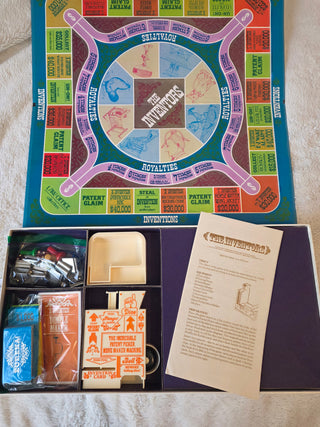 Vintage THE INVENTORS Parker Brothers Game of Crazy Inventions 1974 - COMPLETE