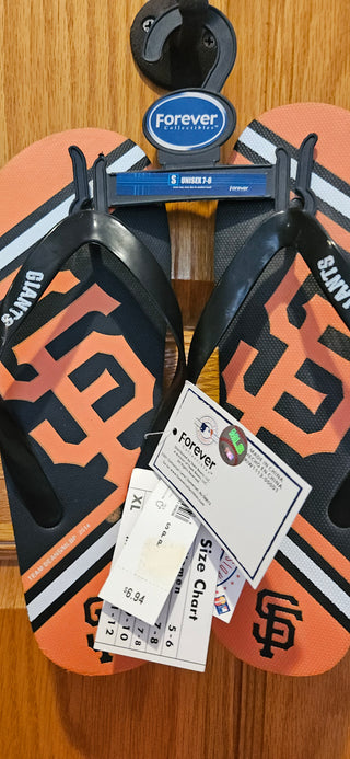 San Francisco Giants Flip Flops New with Tags Women's 7-8