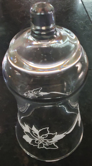 Etched Peg votive