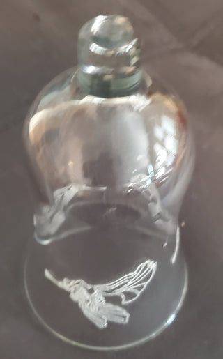 Etched angel candle peg