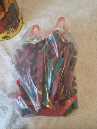 Vintage Lincoln Logs by Playskool Complete Set