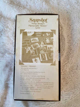 1972 Vintage snapshot game