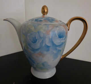 Blue Floral Tea Pot