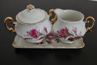3 pc Creamer, Sugar, Tray