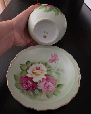 Green/Pink Pitcher/Basin