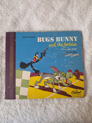 Bugs Bunny and the Tortoise Capitol DBX-93 78 RPM Record Reader Set
