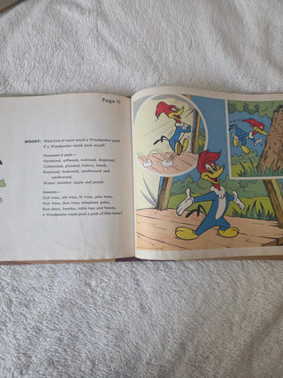 WOODY WOODPECKER & HIS TALENT SHOW CAPITOL RECORD READER 78 ALBUM WALTER LANTZ