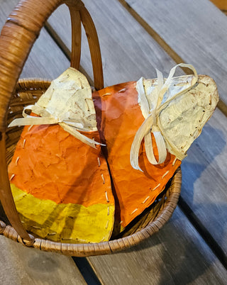 Primitive Stuffed Candy Corn Small