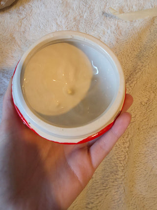 Martha Stewart Strawberry-Shaped Ceramic Jar w/ Lid Handle 8in