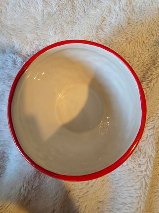 Martha Stewart Strawberry-Shaped Ceramic Jar w/ Lid Handle 8in