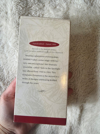 HALLMARK KEEPSAKE SOLO IN THE SPOTLIGHT BARBIE 1995