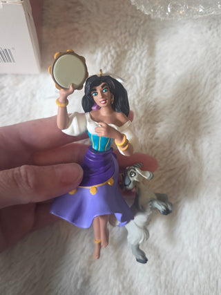 Disney Hallmark Keepsake Ornament Esmeralda & Djali The Hunchback of Notre Dame