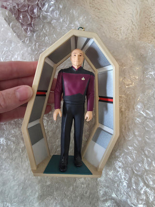 Star Trek Captain Jean-Luc Picard 1995 Hallmark Keepsake Christmas Ornament