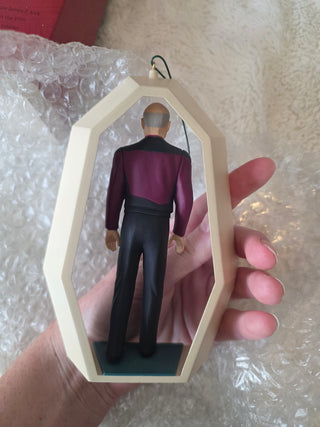 Star Trek Captain Jean-Luc Picard 1995 Hallmark Keepsake Christmas Ornament