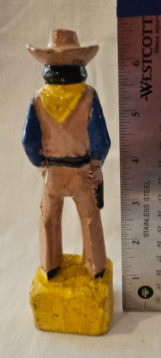 Vintage Ceramichrome Hand Painted Cowboy Figurine