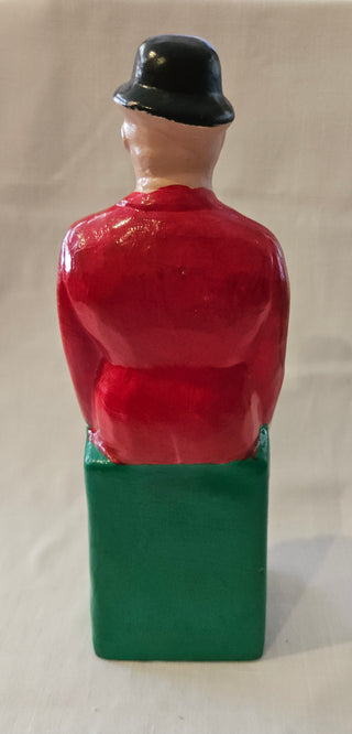 Vintage Hand Painted Ceramic Man Figurine