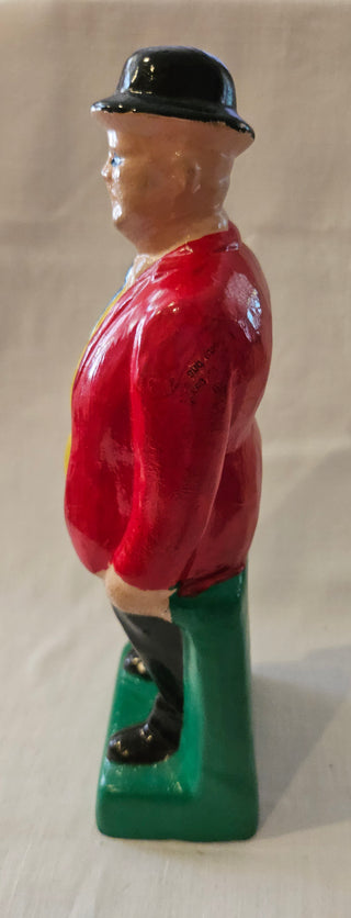 Vintage Hand Painted Ceramic Man Figurine