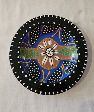 Bloom 2006 Hand Painted Ceramic Plates Set of 2
