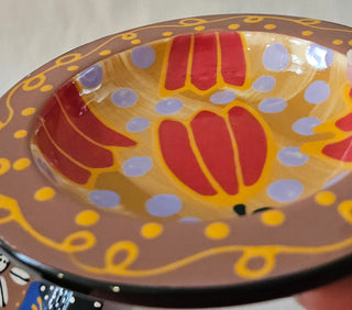 Bloom 2006 Hand Painted Ceramic Plates Set of 2