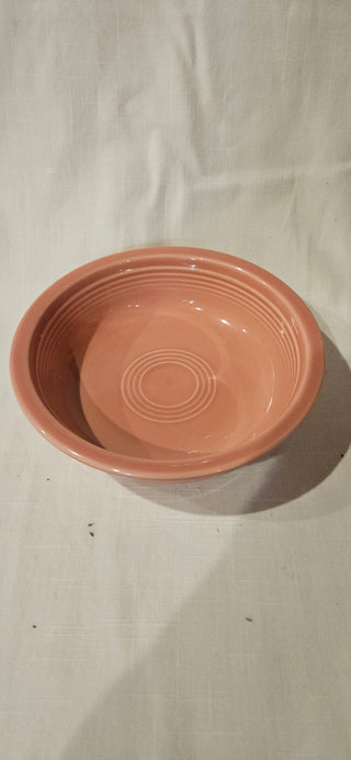 Vintage Fiestaware Rose 7-Inch Classic Rim Cereal Bowl