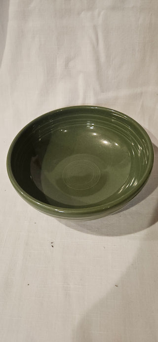 Vintage Fiestaware Medium Green 7.5-Inch Individual Salad Bowl