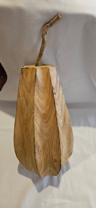 Tall Rustic Wooden Pumpkin