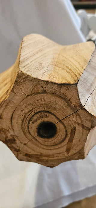 Tall Rustic Wooden Pumpkin
