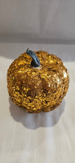 Glitter Gold Pumpkin