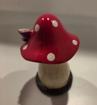Ceramic Mushroom, red
