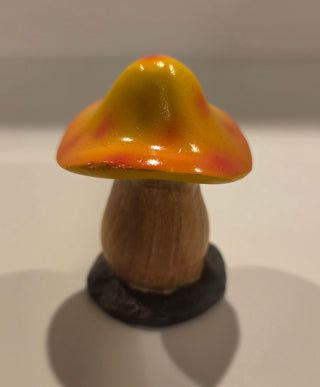 Ceramic Mushroom, Orange