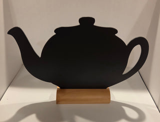 Silhouette Teapot Table Chalkboard