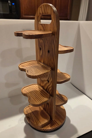 Wooden Rotating Display Stand