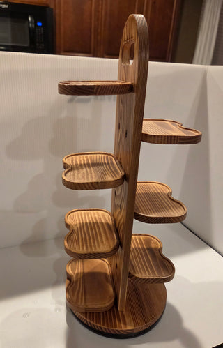 Wooden Rotating Display Stand