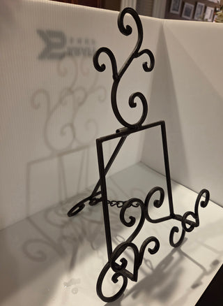 Large Decorative Scroll Easel