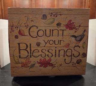 Count Your Blessing Storage Box