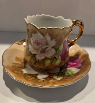 Heritage Brown Tea Cup/Saucer