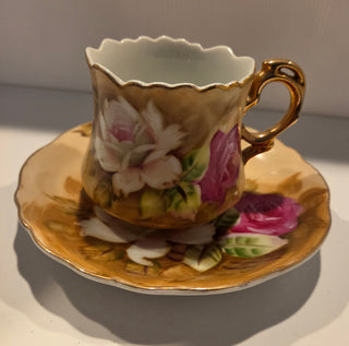 Heritage Brown Tea Cup/Saucer