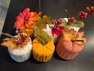 Handmade Yarn Pumpkin