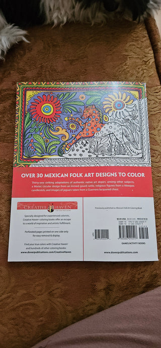 Mexican Folk Art Coloring Book • 31 Designs — $6.50