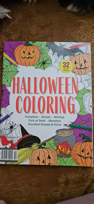 Halloween Coloring Book • 32 Spooky Designs — $7.50