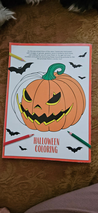 Halloween Coloring Book • 32 Spooky Designs — $7.50