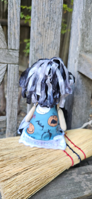 Journal Junction Jenny No. 022-Blair Handmade Art Dolll w/Mini Journal OOAK Cloth Doll