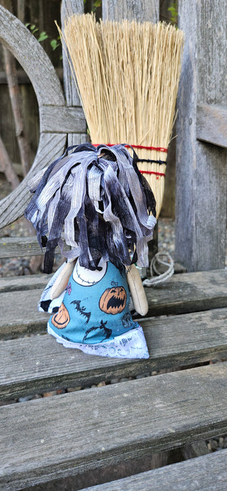 Journal Junction Jenny No. 022-Blair Handmade Art Dolll w/Mini Journal OOAK Cloth Doll