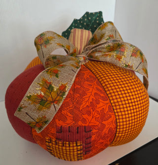 Large Hand-Sewn Pumpkin